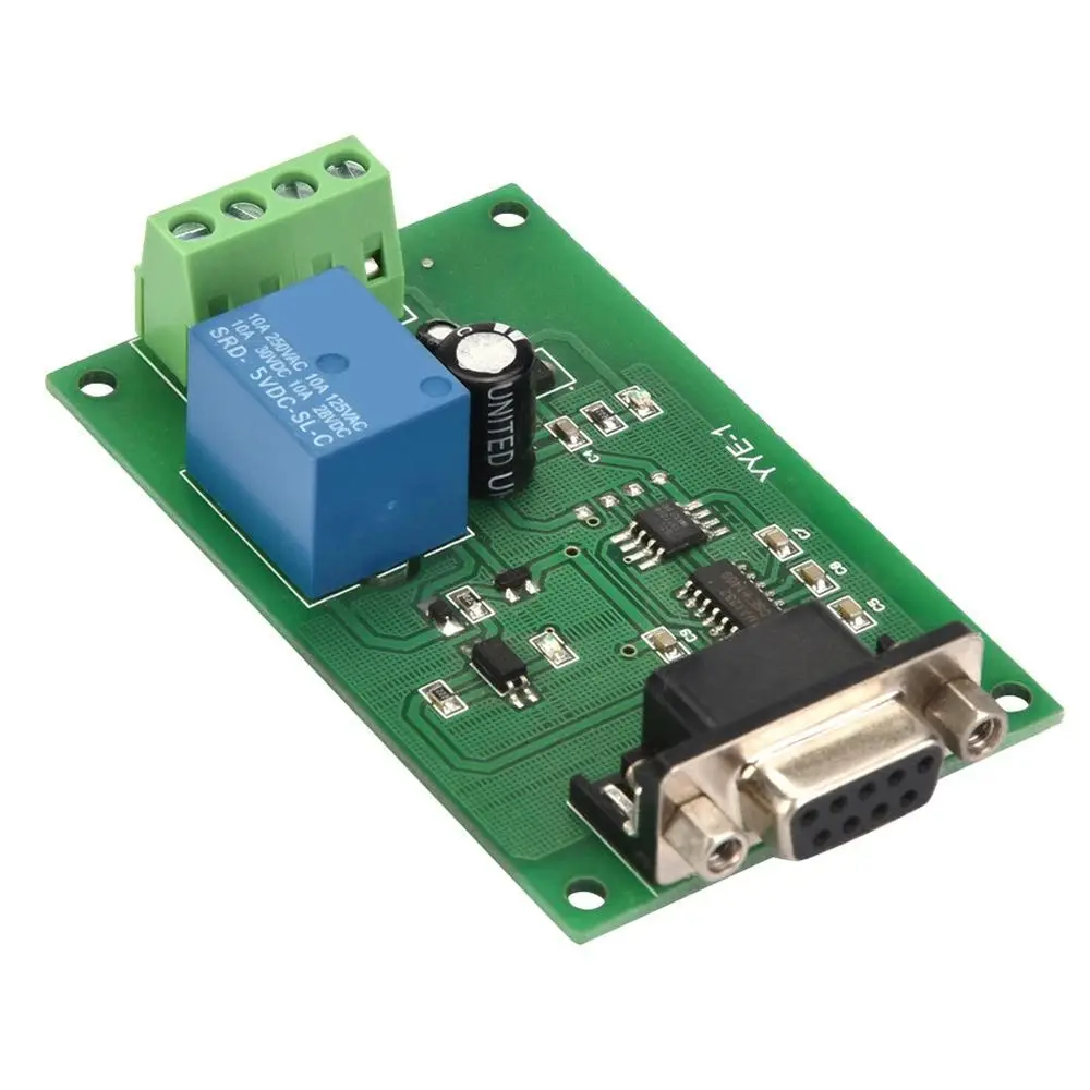 Релейный модуль управления последовательным портом RS232 MCU MAX232 плата