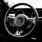 3 шт., наклейки на руль автомобиля Ford Mustang 2015 2016 2017