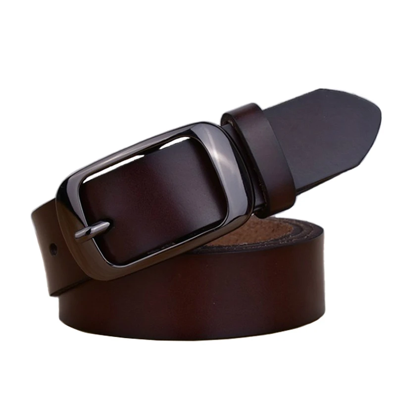 

Women's Strap Casual all-match Women Brief Genuine Leather Belt Women Strap Pure Color Belts Top Quality Jeans Belt W001