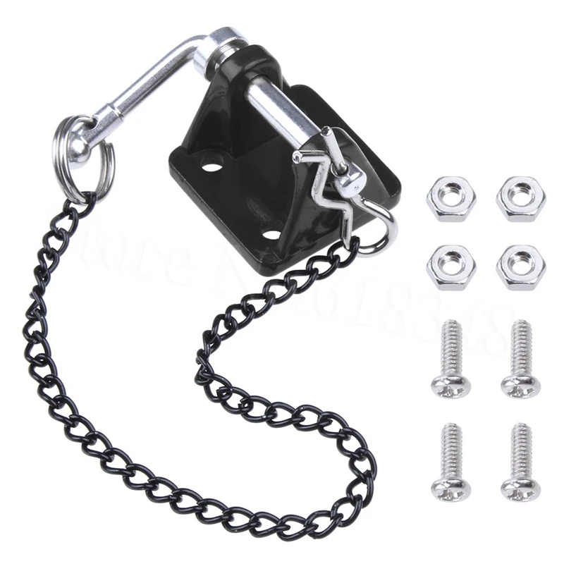 1/10 Rc Рок Гусеничный металлический буксировочный крюк прицепа для осевого Scx10 90046