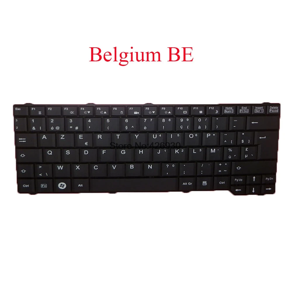 

Laptop BE TR Keyboard For Fujitsu For Amilo PA3515 PA3553 PI3525 PI3540 SA3650 Belgium Turkey AEEF7P00110 black new