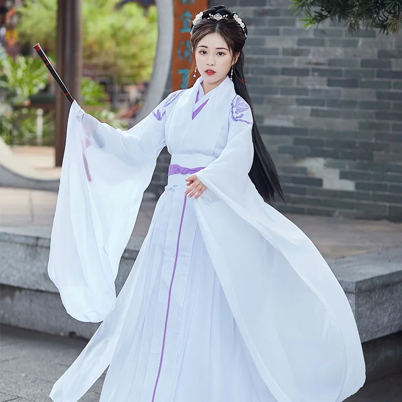 

TV Series Mo Dao Zu Shi The Untamed Jiang Yanli Cosplay Costume Chinese Ancient Costumes Hanfu for Women Christmas Fancy Party