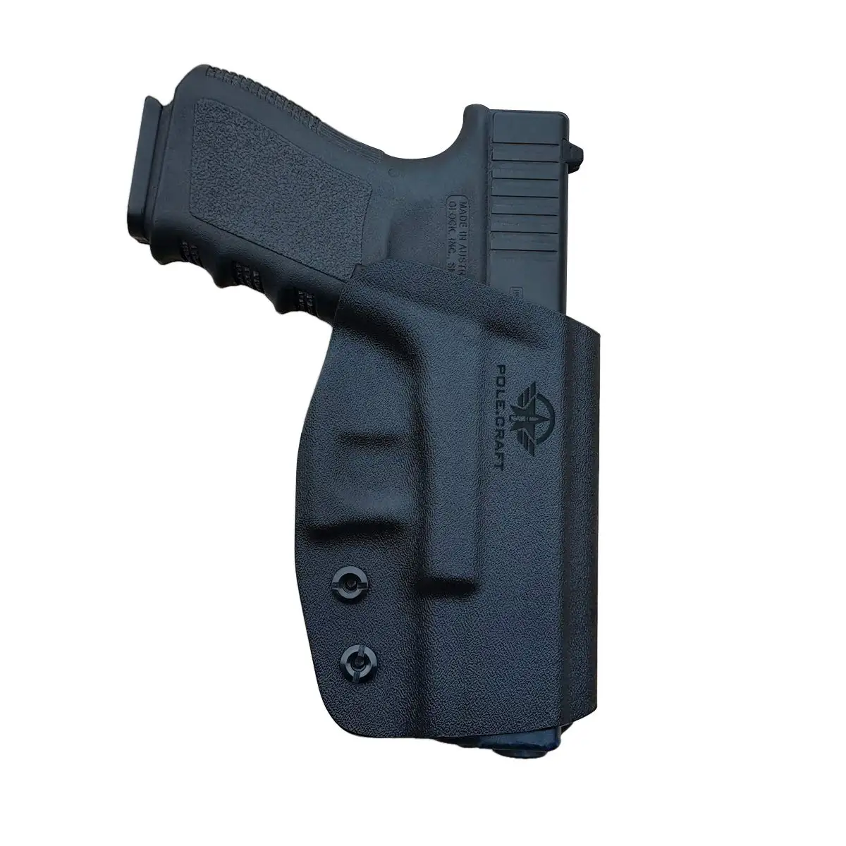 

PoLe.Craft OWB KYDEX Holster Fits: Glock 19 19x 23 32 17 22 31 25 26 27 33 30s Gun Holster Belt Outside Carry Pistol Case Pouch