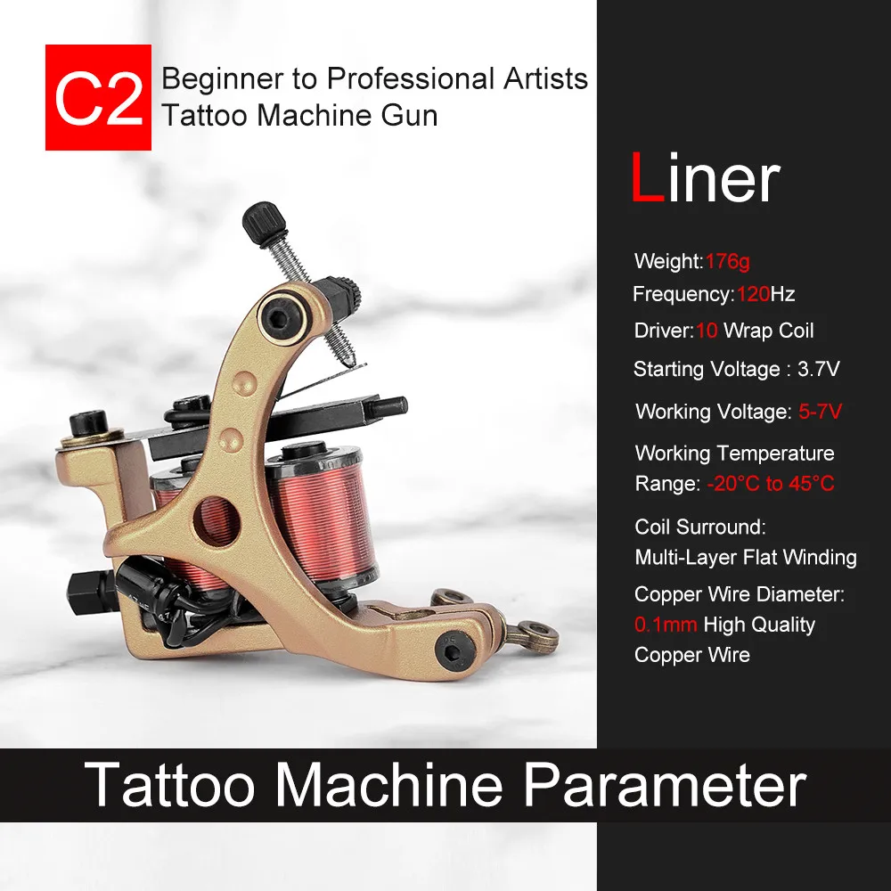 Liner Tattoo Coli Machine maquina De Bobina De Tatuagem
