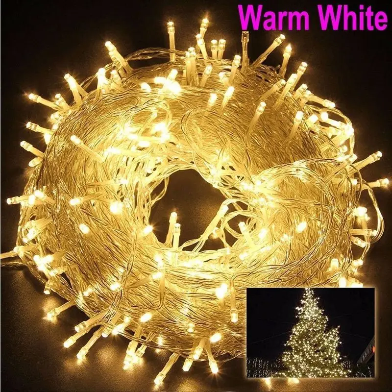

10M 20M LED Light Christmas Decorations for Home Xmas Noel Navidad Kerst Christmas Ornaments Christmas Tree New Year Decor 2021