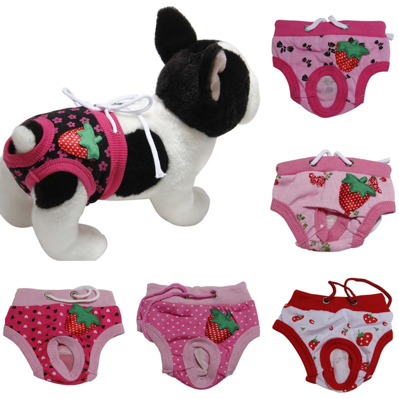 Физиологические трусы для собак гигиенические подгузники S XL моющиеся женские