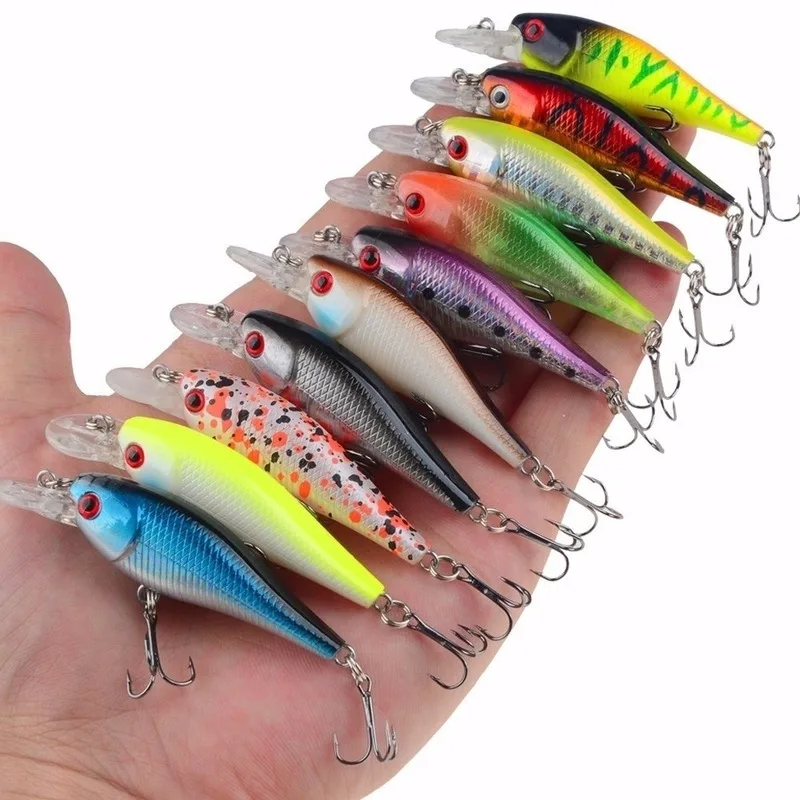 

1Pc 4.8g 6.5cm Fishing Lures Minnow Peche Bass Trolling Isca Artificial Hard Bait Crankbait Carp Wobbler Fishing Tackle