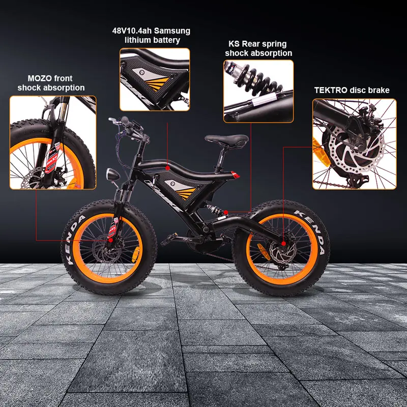 EZBIKE мини электрический велосипед 48 В литий-ионный аккумулятор электрический велосипед взрослый ребенок сиденье горный e велосипед быстрый снег город ebike завод