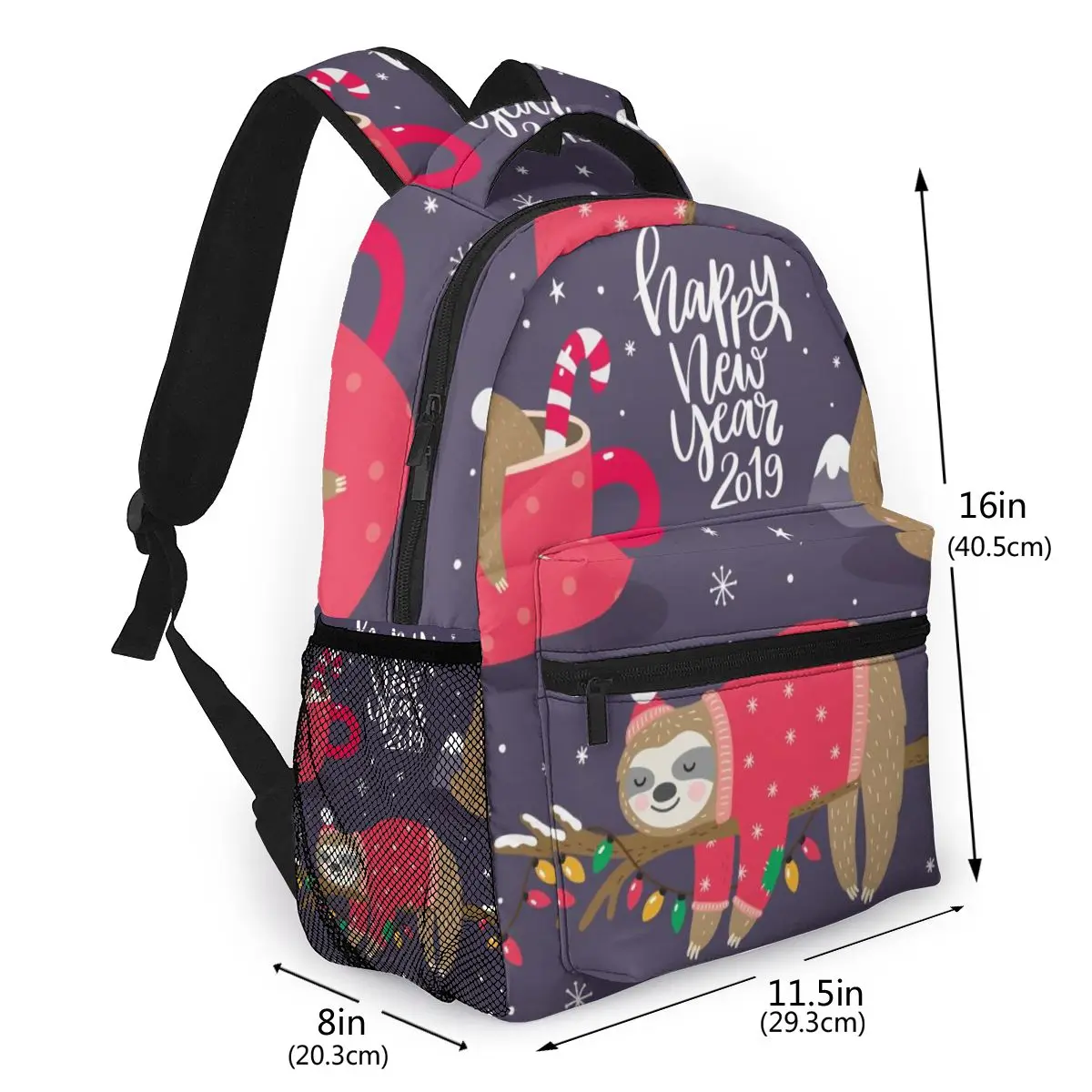 2020 OLN дорожные рюкзаки Hello зима с милой ленивой девочкой рюкзак для женщин Большая