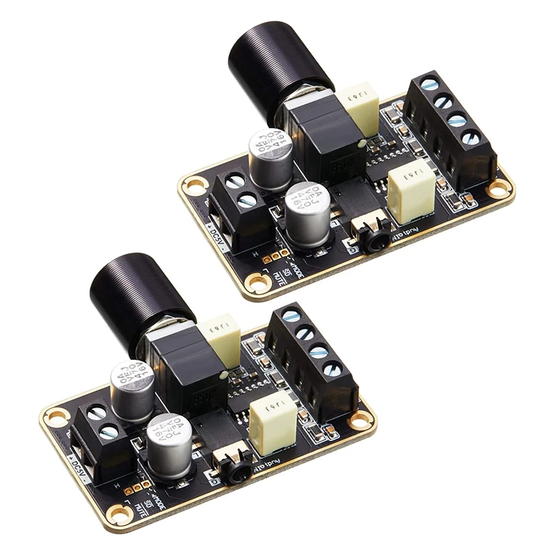 

2 PCS PAM8406 Mini Audio Amplifier Board Digital Power Amp Module Class D 2.0 Dual Channel Audio Stereo Amplify Board