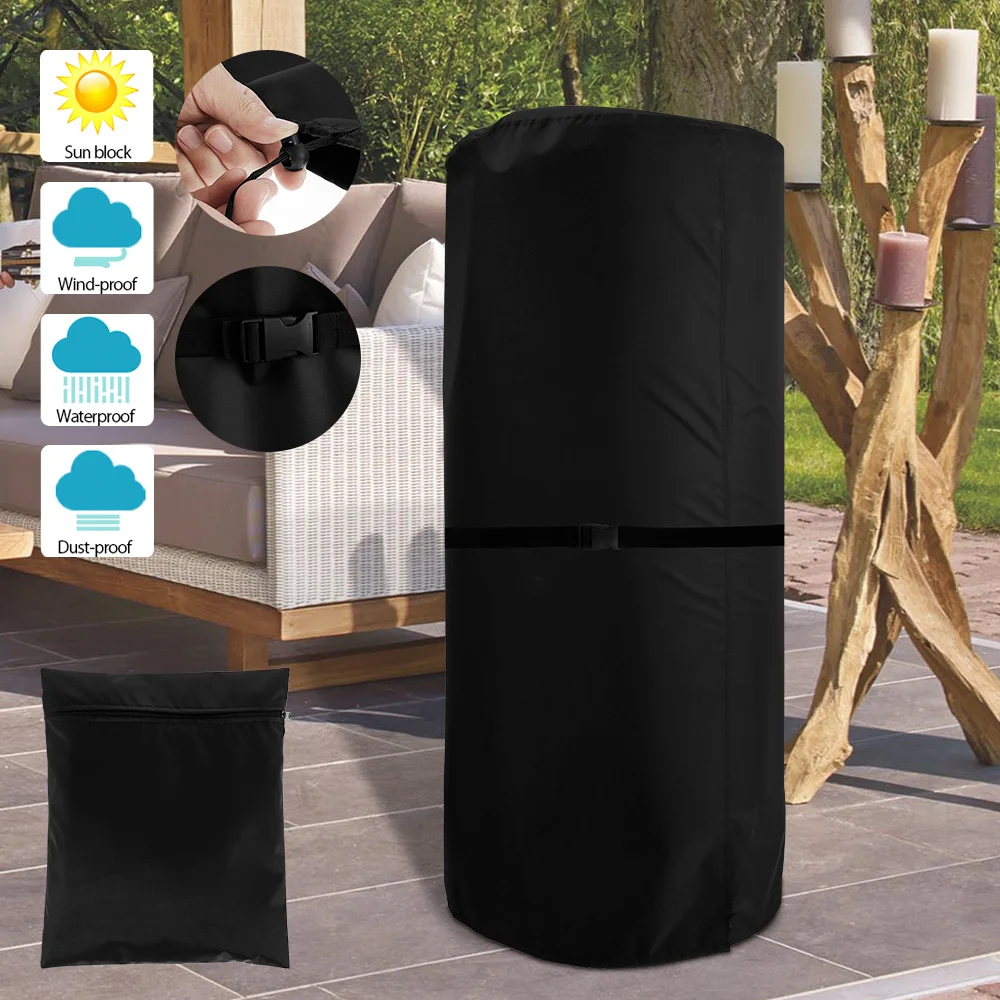 Garden Gas Patio Heater Cover Polyester Waterproof Furniture Protector Easy to Clean And Store All-Purpose Covers |