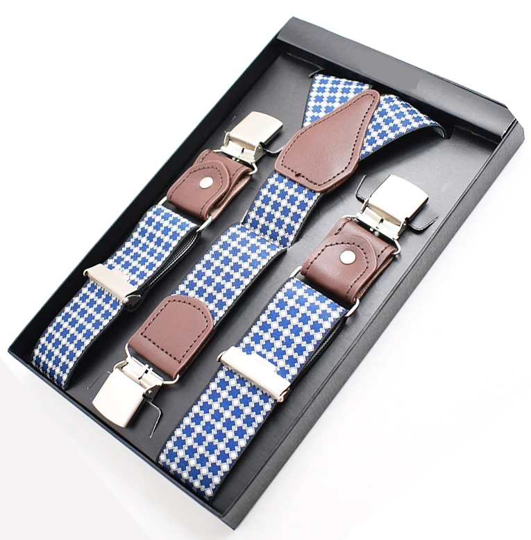 Подтяжки MENDENG мужские с Y-образной спинкой эластичные регулируемые однотонные