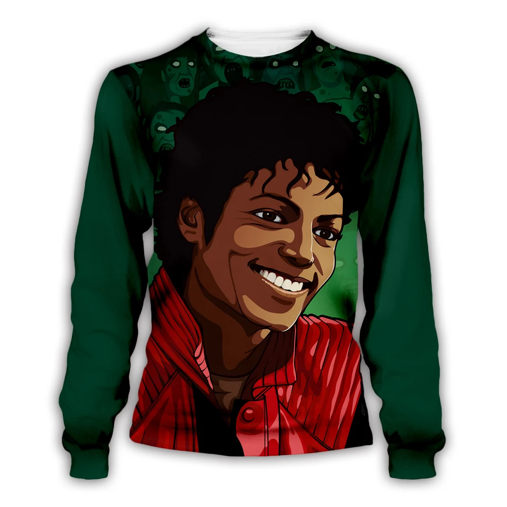 

PLstar Cosmos Pop King Legend Singer Musician Michael Jackson Streetwear Pullover Colorful 3DPrint Men/Women Harajuku Hoodies D6