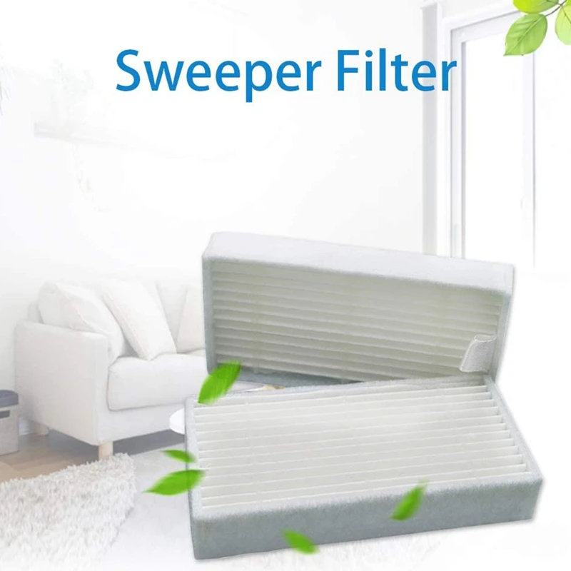 

12 Packs Replacement HEPA Filter Fit for ILIFE V3S V5 V5S Robotic Vacuum Cleaner Accessories