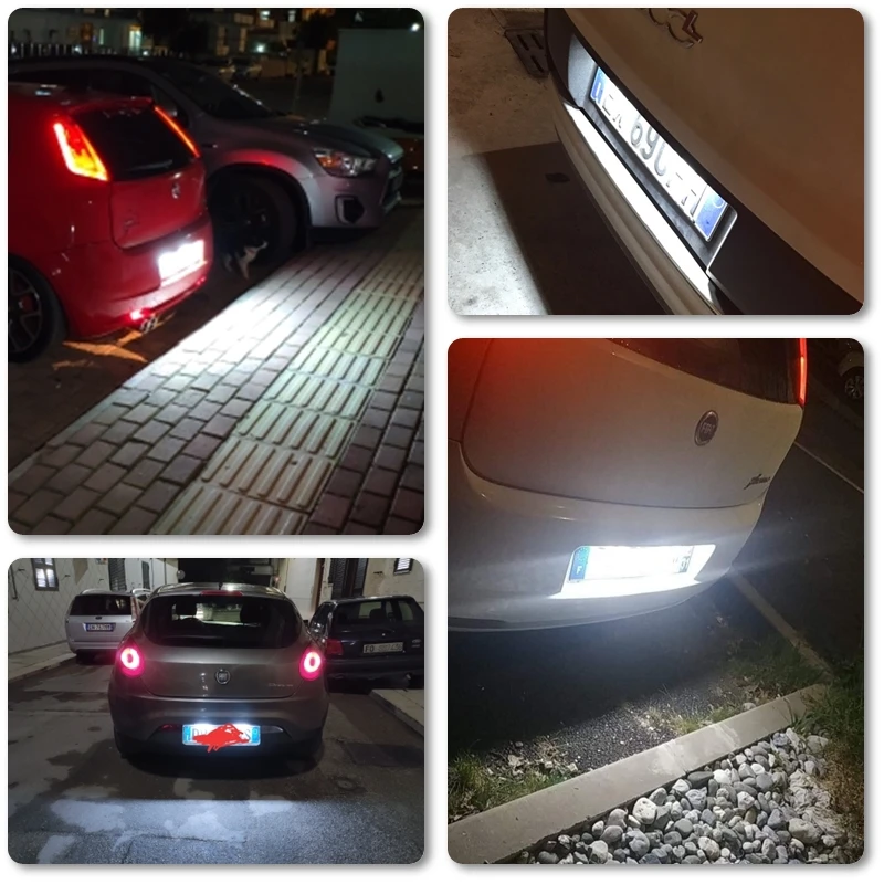 2x светодиодный фонарь номерного знака Canbus для Opel Astra H J K Corsa C D E Insignia A Vectra Zafira B Meriva