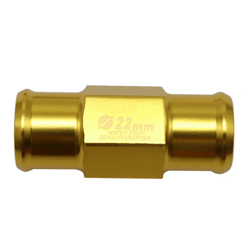 22mm-Gold Sclmotos-нержавеющая 18/22 мм мотоцикл термометр датчик измеритель температуры воды Температура Сенсор адаптер KOSO для Kymco Xmax 300 CBR125 ниндзя - Цвет: 22mm-Gold