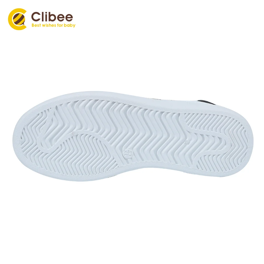 

CLIBEE New Fashion Women White Flats Leather Sneakers Shoes Spring Trend Casual Flats Comfort White Vulcanized Platform Shoes