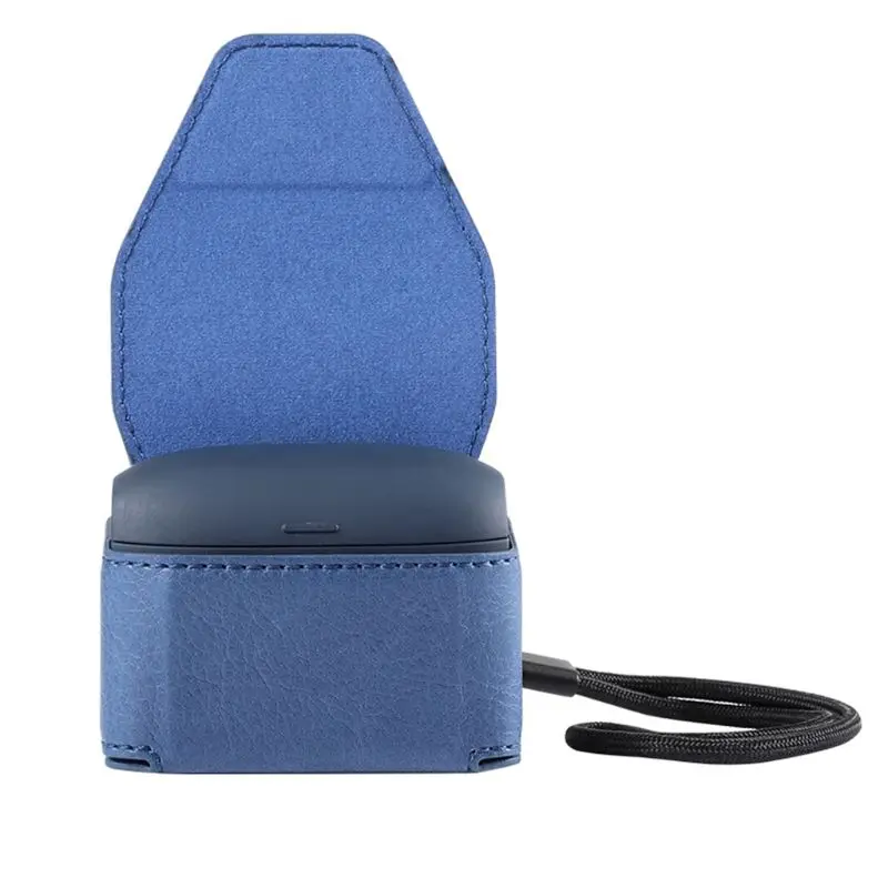 Защитный чехол для наушников Jabra Elite Active 65t кожаный с чехлом хранения и
