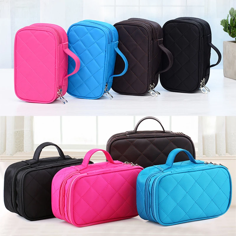 Дорожная сумка для хранения косметики чехол косметичка многофункциональный