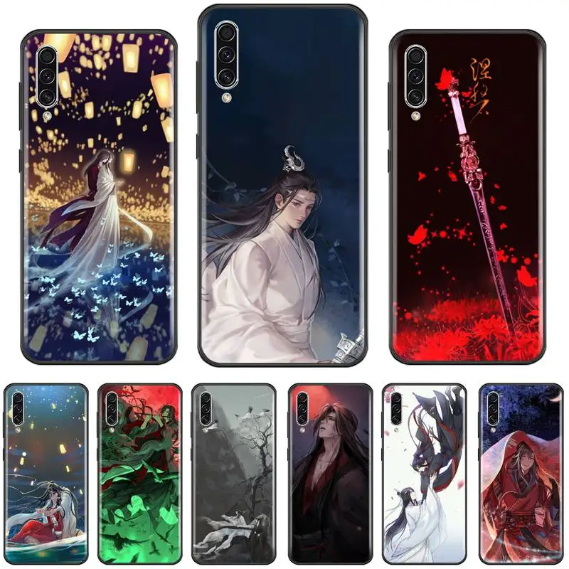 Mo Dao Zu Shi china anime Чехол черный чехол для телефона Samsung A20 A30 30s A40 A7 2018 J2 J7 prime J4 Plus S5 Note 9 10