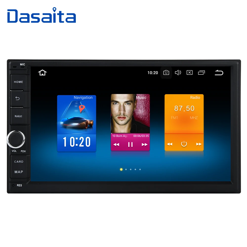 Dasaita " Android 9,0 Восьмиядерный 4G+ 32G Универсальный двойной 2 Din для автомобиля Nissan аудио стерео gps навигация Радио автомобильный мультимедиа