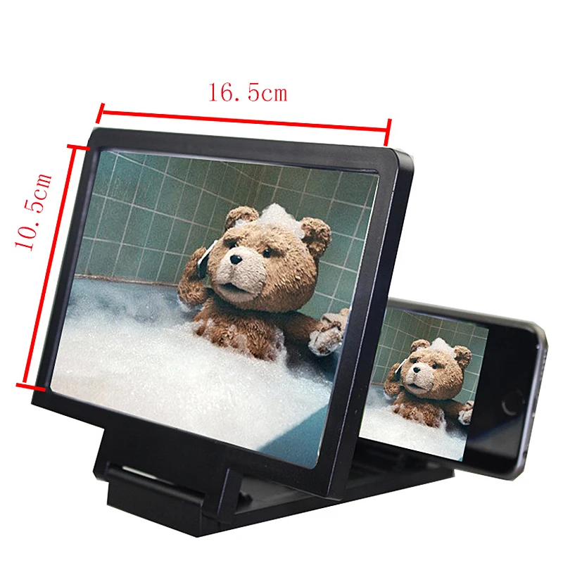 Screen magnifer 3D Movie Amplifier 1.5X Zoom Enlarged Phone Video Radiation Eye Treasure For Holder | Мобильные телефоны и