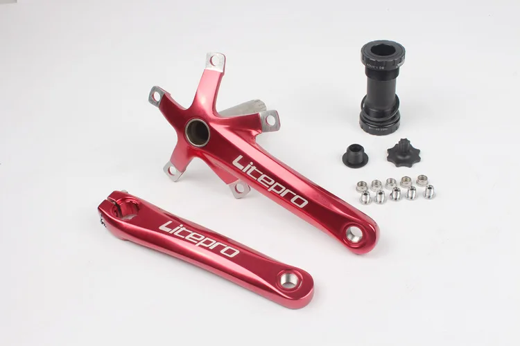 LP litepro Cogwheel левый и правый Кривошип Набор дорожный велосипед складной автомобиль