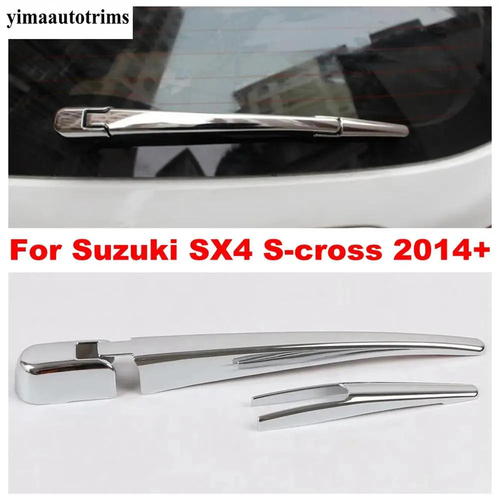 

Accessories For Suzuki SX4 S-cross 2014 - 2020 Rear Windshield Wiper Window Wiper Rain Cover Auto Parts Exterior Refit Kit ABS
