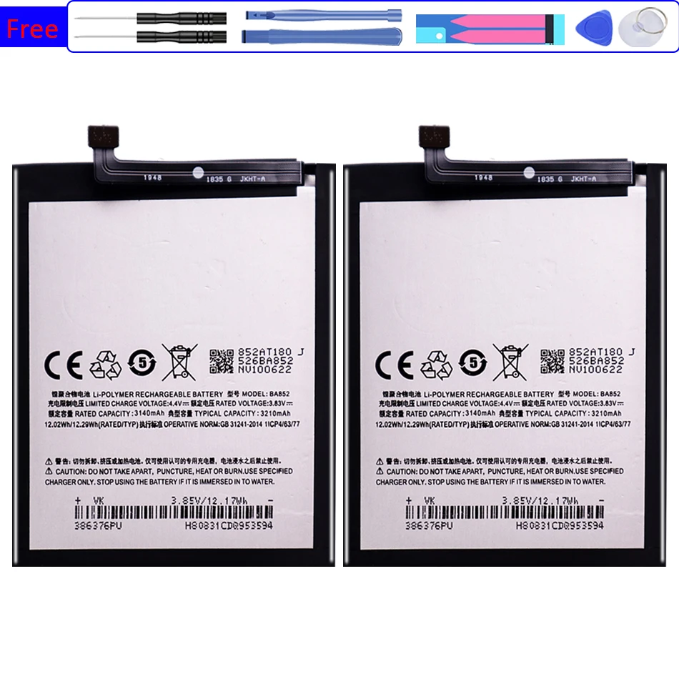 

BA852 Battery 3300mAh For Meizu X8 Mobile Phone Bateria