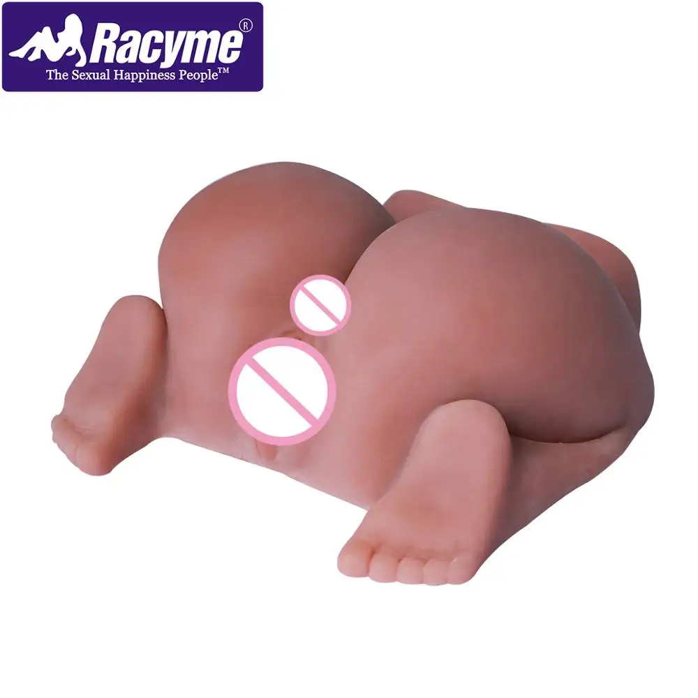 Racyme эротические силиконовые большая задница 3D искусственная киска двойное