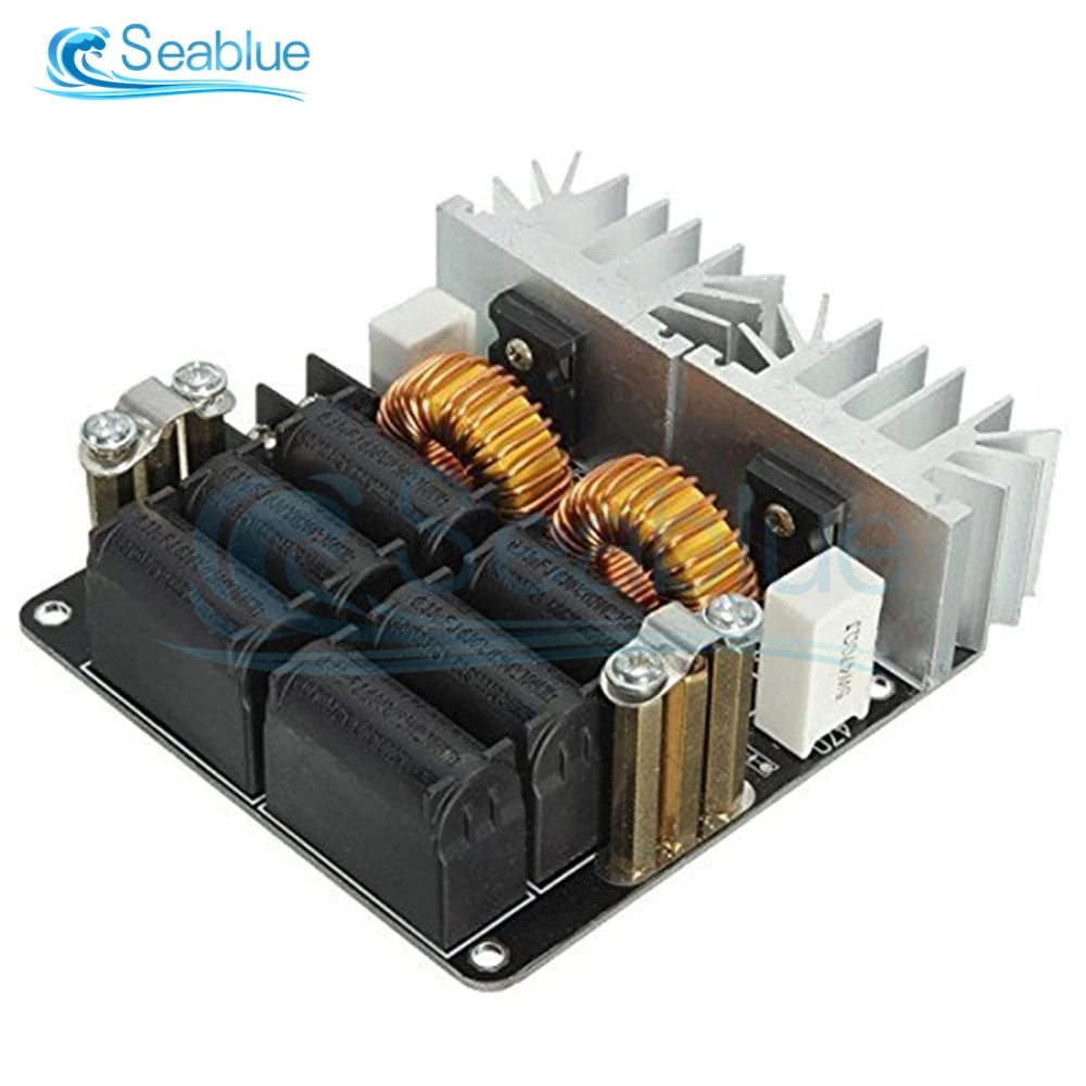 1000W 20A ZVS Low Voltage Induction Heating Board Power Supply Module Flyback Driver Heater Tesla Coil 12V-48V