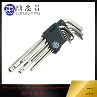 9pcsset screw drivers chrome vanadium steel hex wrench screwdriver star key l wrench tool set for woodworking parts accessories