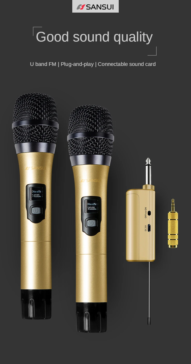 

zq 18 Wireless Microphone Universal Universal Microphone Home Singing Karaoke U Band Professional
