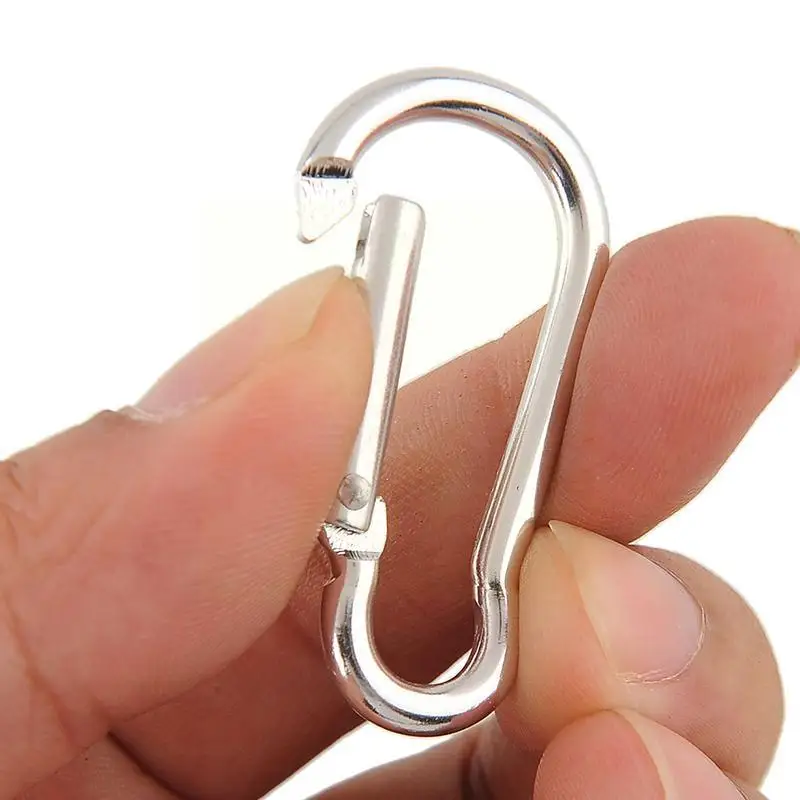 

5pcs Carabiner Keychain Outdoor Camping Climbing Hiking Snap Keychain D-ring Hooks Buckle Buckle Fishing Lock Sports Clip T J2A3