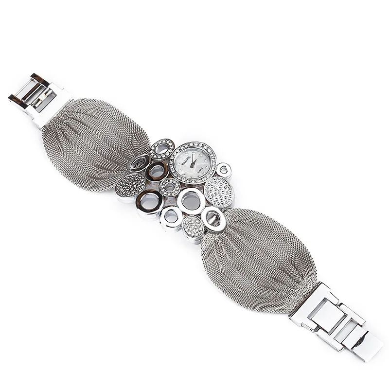 

Mesh belt diamond ladies watch Personalized fashion waterproof ladies crystal diamond watch, ladies luxury with calendar
