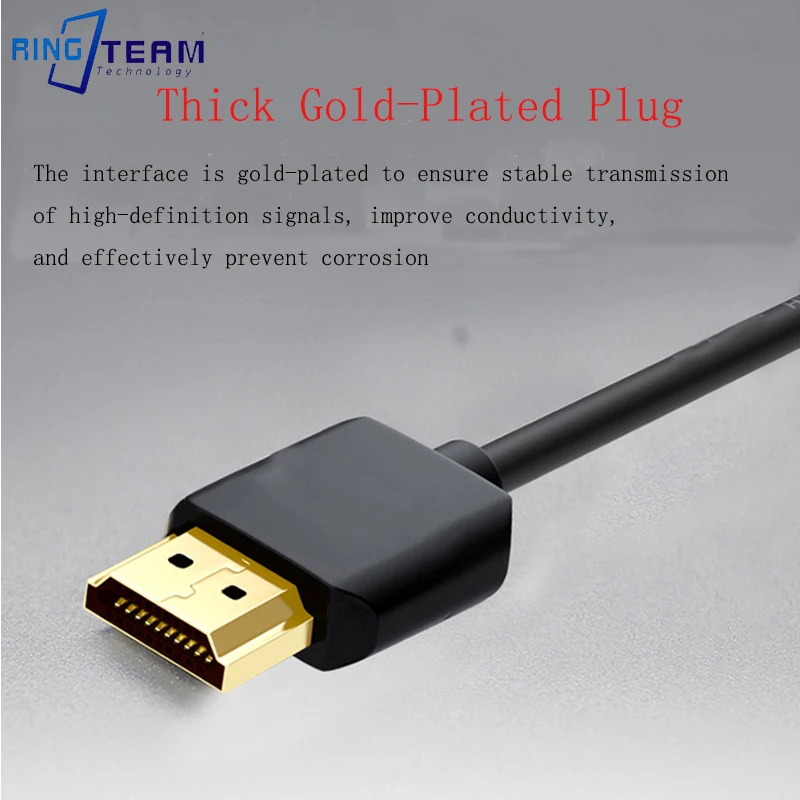 Подходит для видеокабеля Panasonic GH3 HD MiNi HDMI Тип C Интерфейс 2 0 Nikon D5600 D5300 D7500 D7200 D3400 D500