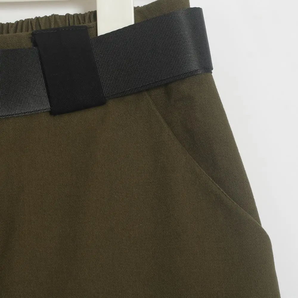 Брюки-карго женские весенне-осенние с высокой талией | Женская одежда
