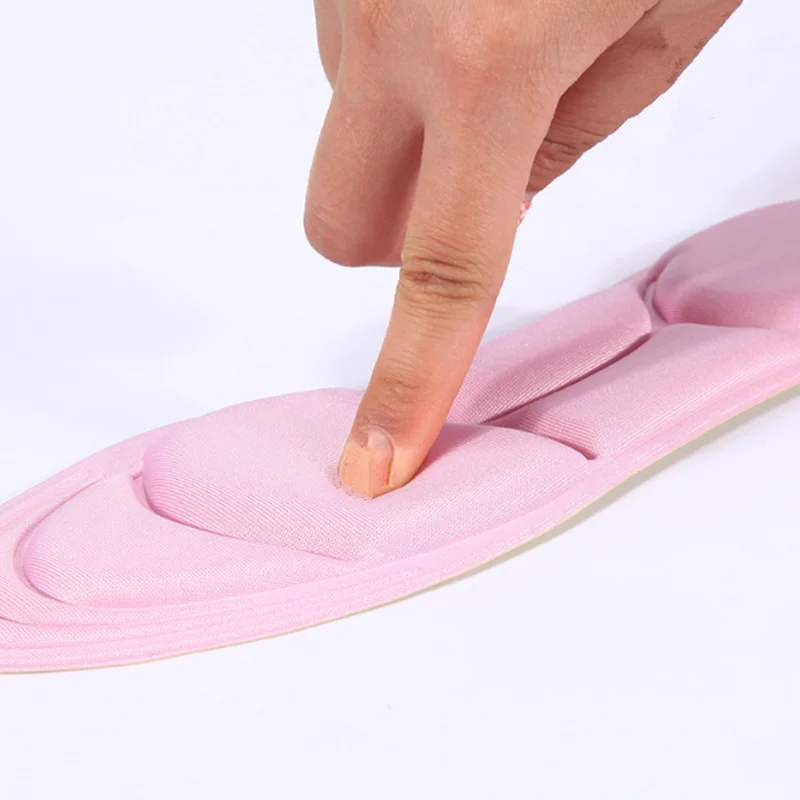 Стельки на высоком каблуке 4D женские дышащие массажные мягкие не болят пот