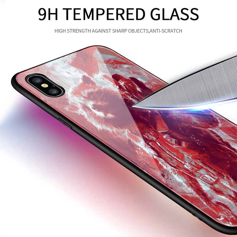 Чехол из закаленного стекла для Samsung Galaxy J4 J6 Plus 2018 Core задняя крышка с супергероями