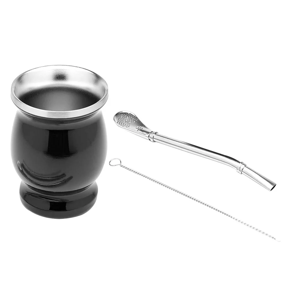 1 Set of Stainless Steel Water Cup Jar Miniature Outdoor Tea Mark | Дом и сад
