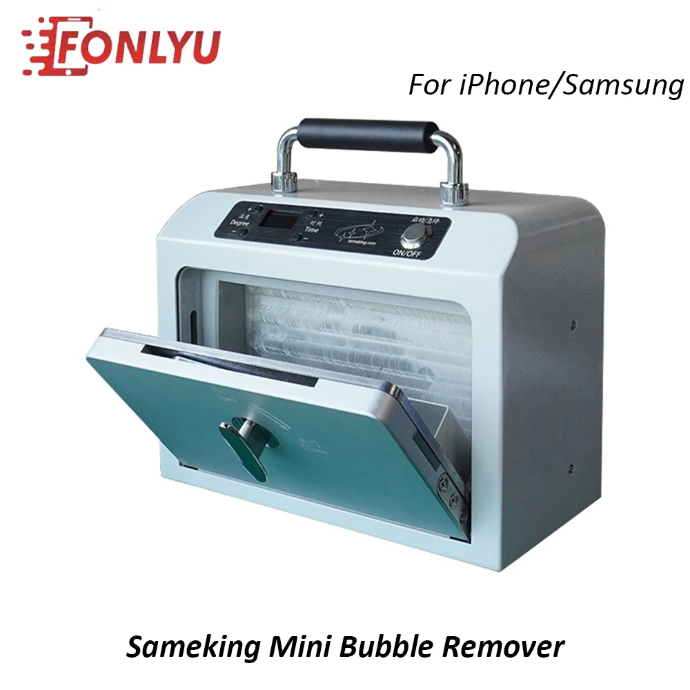 

7 inch Sameking Mini Autoclave Bubble Defoaming Remover Machine For iphone Samsung iPad Tablet LCD OCA Front Glass Repair Tools