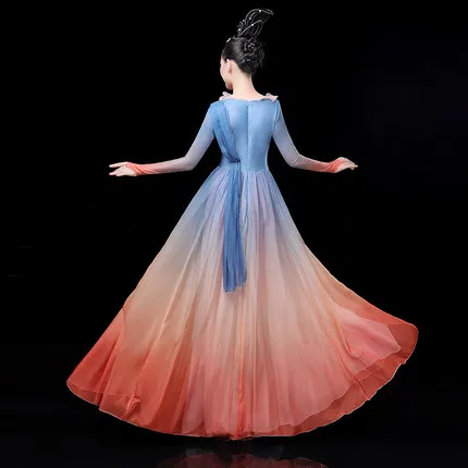 Новый Открытый танец современный танцевальный костюм костюмы женский хор группа