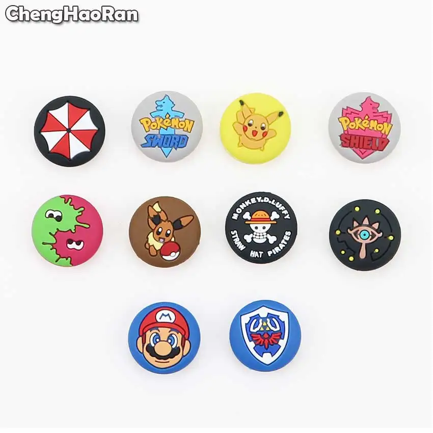 Чехол для джойстика ChengHaoRan Стик захвата большого пальца Кепка Pokemon Pocket Monster Game