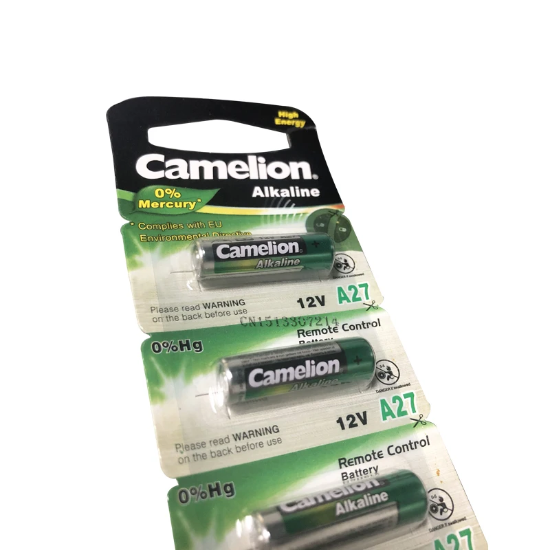20 шт./лот в виде бабочек, новинка, 12V Camelion A27 27A Ультра щелочные батареи/сигнал тревоги батареи