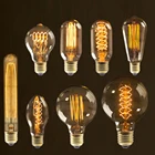 Винтажная Ретро лампа Эдисона Firya E27 40 Вт 220 В, винтажная лампа Эдисона, лампа накаливания с нитью накаливания, декоративная лампа