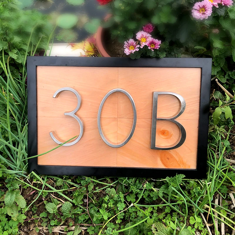 Дверная табличка Домашний номер Huisnummer деревянная доска имя адресный знак для