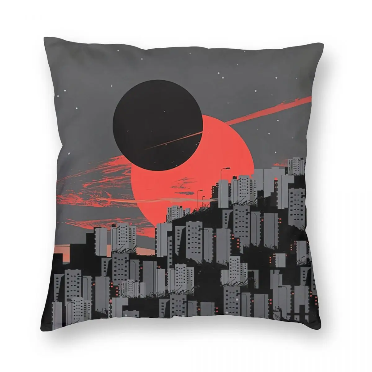 

Apocalypse Sun Sci Fi Pillowcase Soft Polyester Cushion Cover Decorations Throw Pillow Case Cover Living Room Square 45*45cm