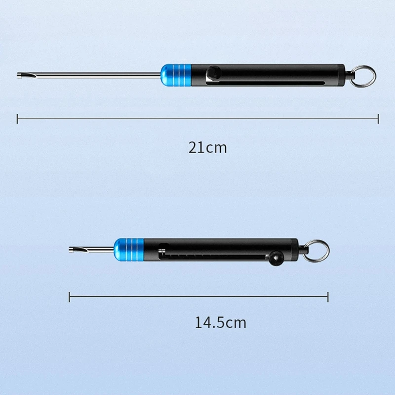 Устройство для удаления рыболовных крючков из нержавеющей стали с алюминиевой