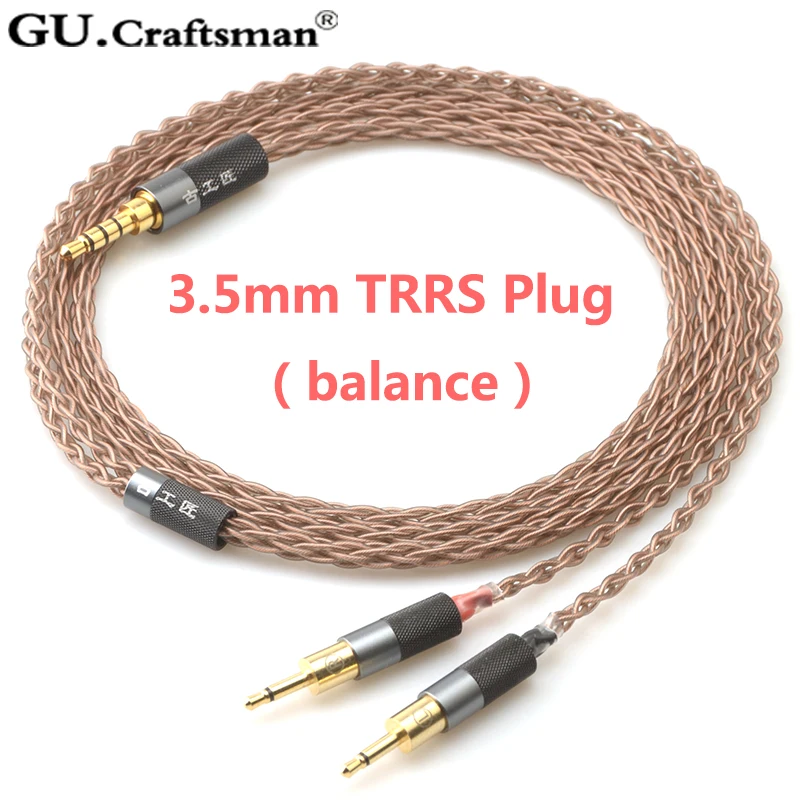 GUcraftsman 6N OCC медь для SENNHEISER HD700 4Pin XLR 2,5 мм/4,4 мм Баланс кабель для наушников