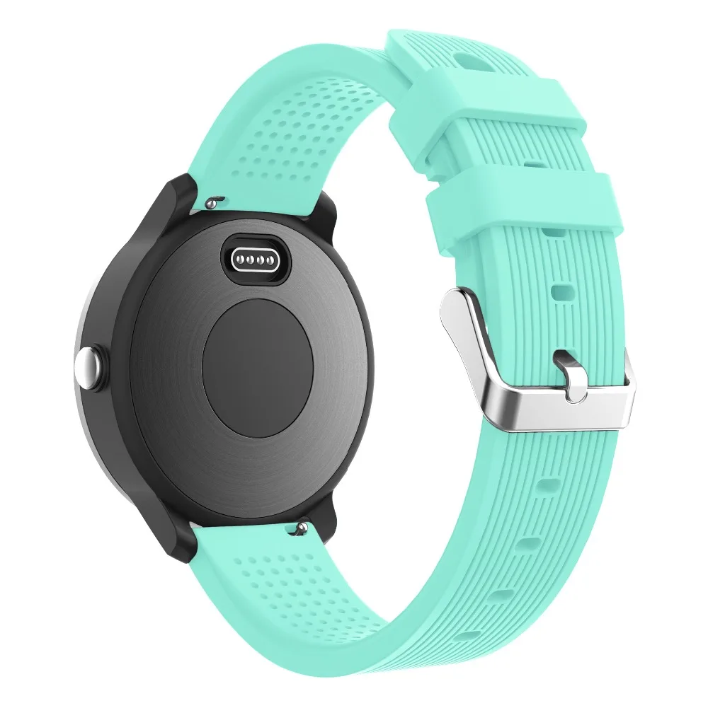 20mm Silicone Watchband Strap for Garmin Vivoactive 3/Forerunner 645/245/245M Bracelet Wristband Galaxy Watch Active 42mm | Электроника